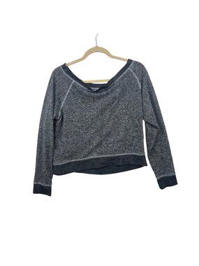 ✨3/$30 Pimatee S Gray Raglan Sleeve Lightweight Pullover Sweater Sweatshirt Top